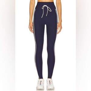 l*space Sutton Legging in Midnight Blue & Cream NWT